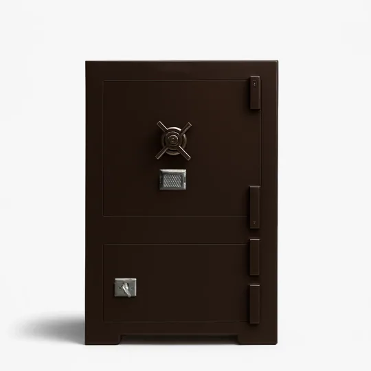 SK70-G2 - KAHVERENGİ - 70 CM YÜKSEKLİK - ZIRHLI VE DOLAPLI ÇELİK KASA