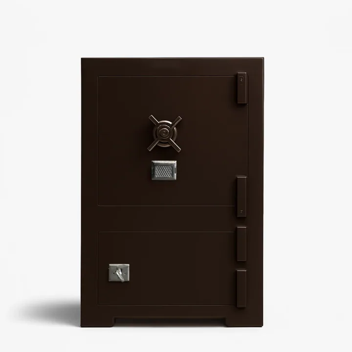 SK70-G2 - KAHVERENGİ - 70 CM YÜKSEKLİK - ZIRHLI VE DOLAPLI ÇELİK KASA — 1