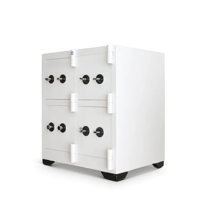 SK50-G2 - BEYAZ- 50 CM YÜKSEKLİK - 4 GÖZ - ORTAK ERİŞİM ÇELİK KASA — 3