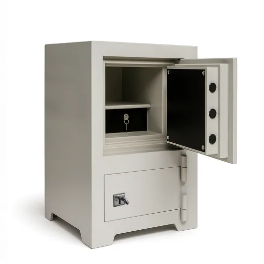 STANDART- SK70-G2 -BEYAZ - YÜKSEKLİK 70 CM -ORTA DÜŞÜK GÜVENLİK- open view