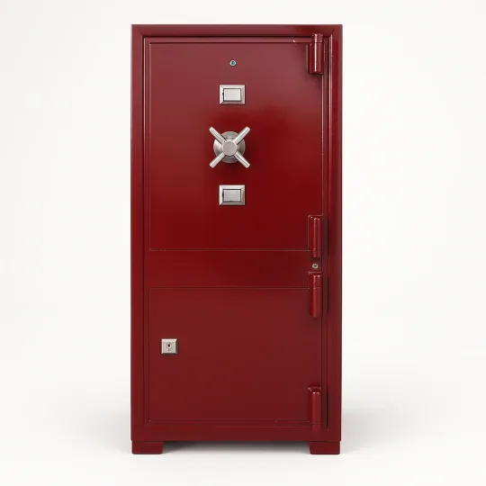 SK105-G2 - KIRMIZI - 105 CM YÜKSEKLİK - ZIRHLI VE DOLAPLI ÇELİK KASA