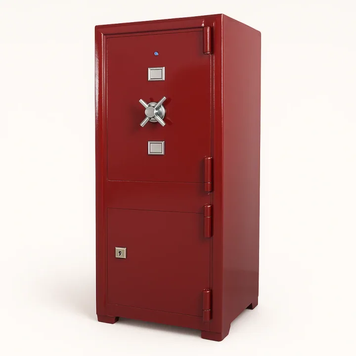 SK105-G2 - KIRMIZI - 105 CM YÜKSEKLİK - ZIRHLI VE DOLAPLI ÇELİK KASA — 3