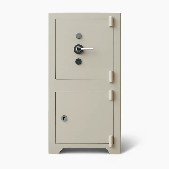 قياسي- SK105-G2 أبيض - ارتفاع 105 CM - بابان - خزنة فولاذية — 1