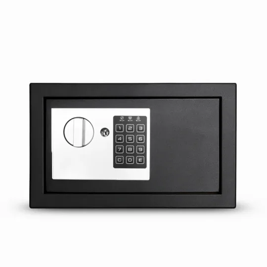 SK25-G3 - SİYAH - 25 CM YÜKSEKLİK - YERE VE DUVARA MONTAJLANABİLİR ÇELİK KASA