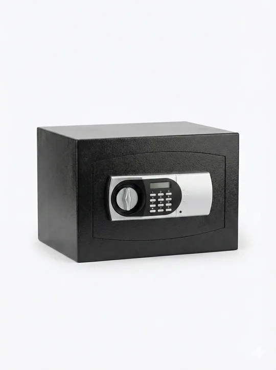 SK27-G1 SİYAH- 25 CM YÜKSEKLİK- ELEKTRONİK ŞİFRELİ - ZEMİNE MONTAJLANABİLİR ÇELİK KASA-