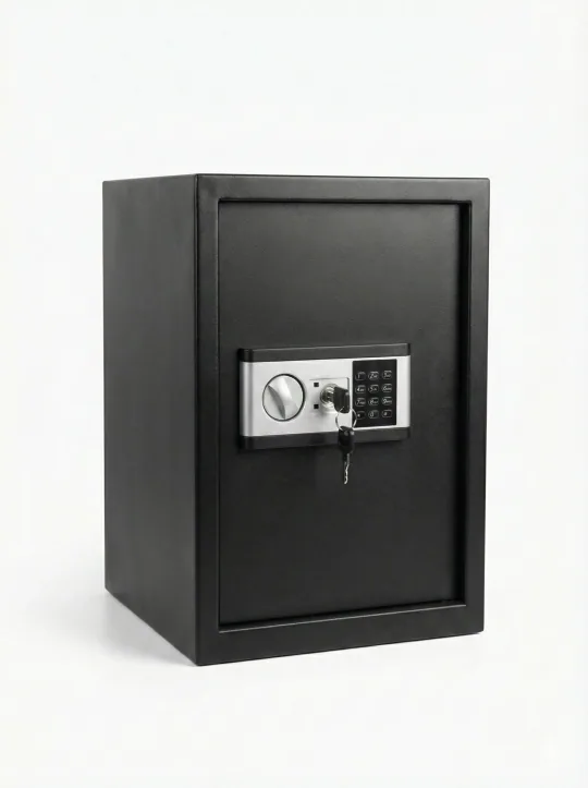 S50-G1 SİYAH- 50 CM YÜKSEKLİK- ELEKTRONİK ŞİFRELİ - ZEMİNE MONTAJLANABİLİR ÇELİK KASA-
