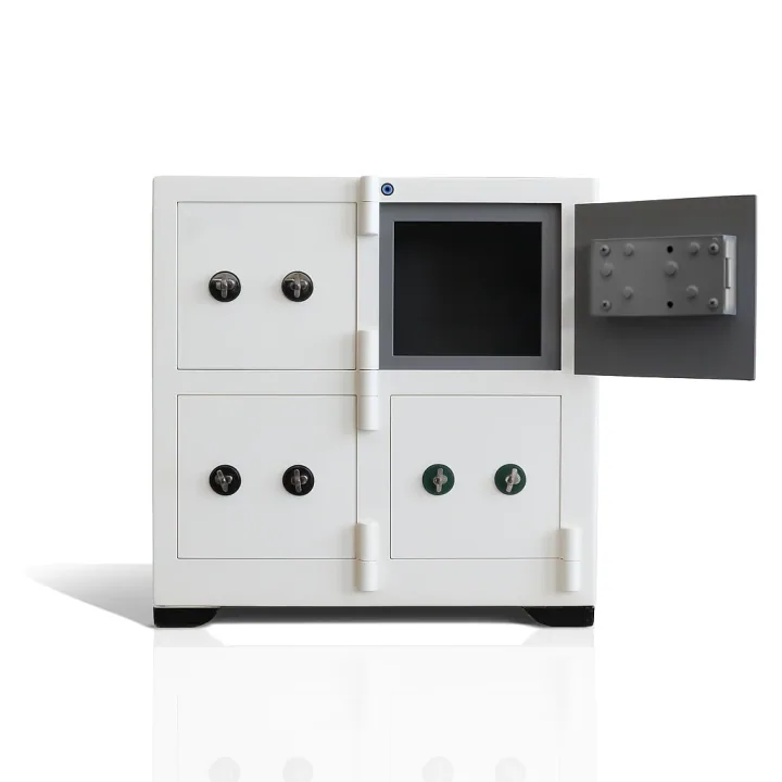 SK50-G2 - BEYAZ- 50 CM YÜKSEKLİK - 4 GÖZ - ORTAK ERİŞİM ÇELİK KASA — 2