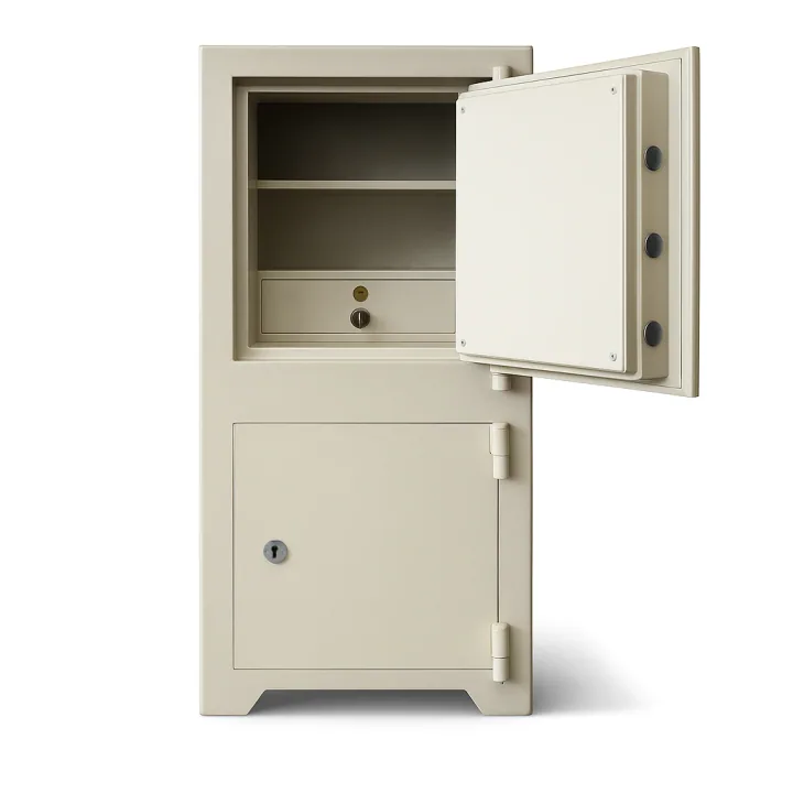 قياسي- SK105-G2 أبيض - ارتفاع 105 CM - بابان - خزنة فولاذية — 2