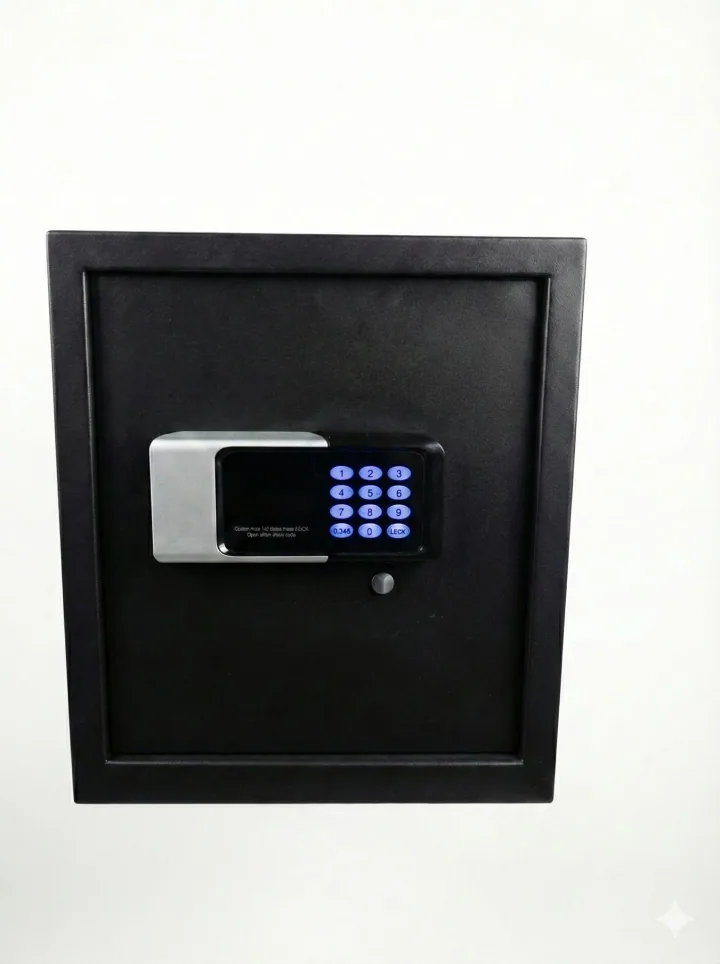 SK40-G3- SİYAH 40 CM YÜKSEKLİK - ELEKTRONİK ŞİFRELİ MONTAJLANABİLİR ÇELİK KASA — 1